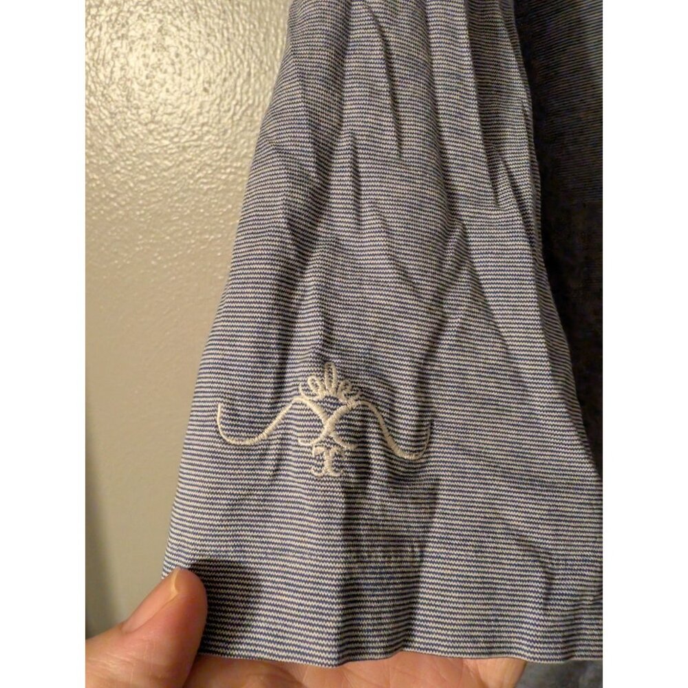 Polo Golf Ralph Lauren Men’s Polo Shirt XL Blue Striped Short Sleeve Pima Cotton - Picture 4 of 9